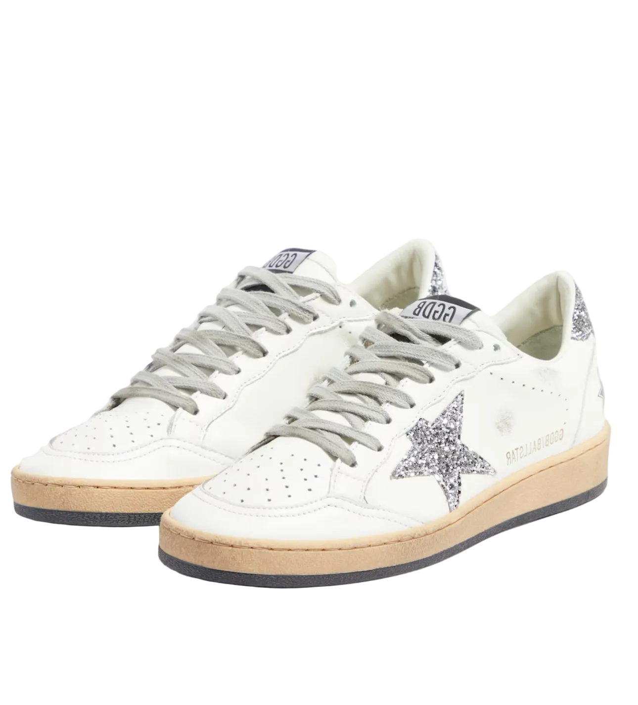 Golden Goose Ball Star Glitter Silver