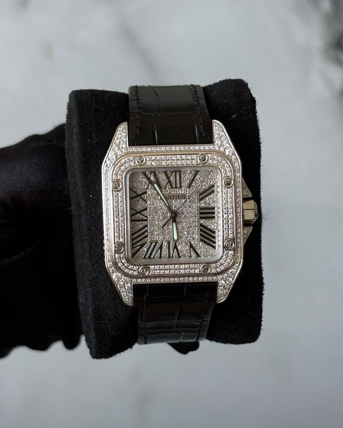 Reloj Cartier Santos 100 XL Ice