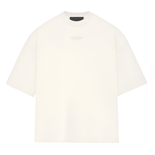 Playera Essentials Basic Name Blanca