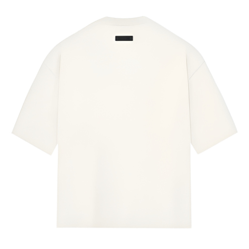 Playera Essentials Basic Name Blanca