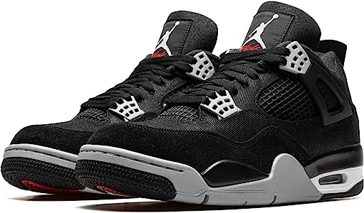 Jordan 4 Black Canvas