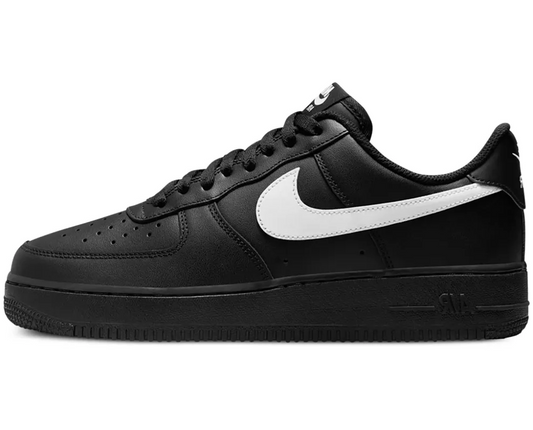 Air Force 1 Black Swoosh White