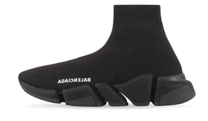 Balenciaga Speed Shine Black