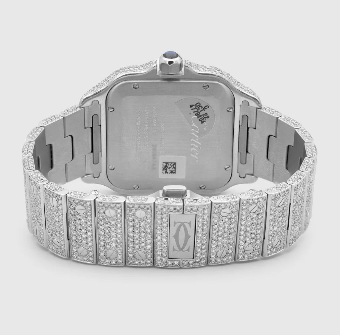 Reloj Cartier Santos Full Ice