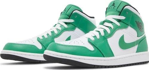 Jordan 1 Mid Lucky Green Kids