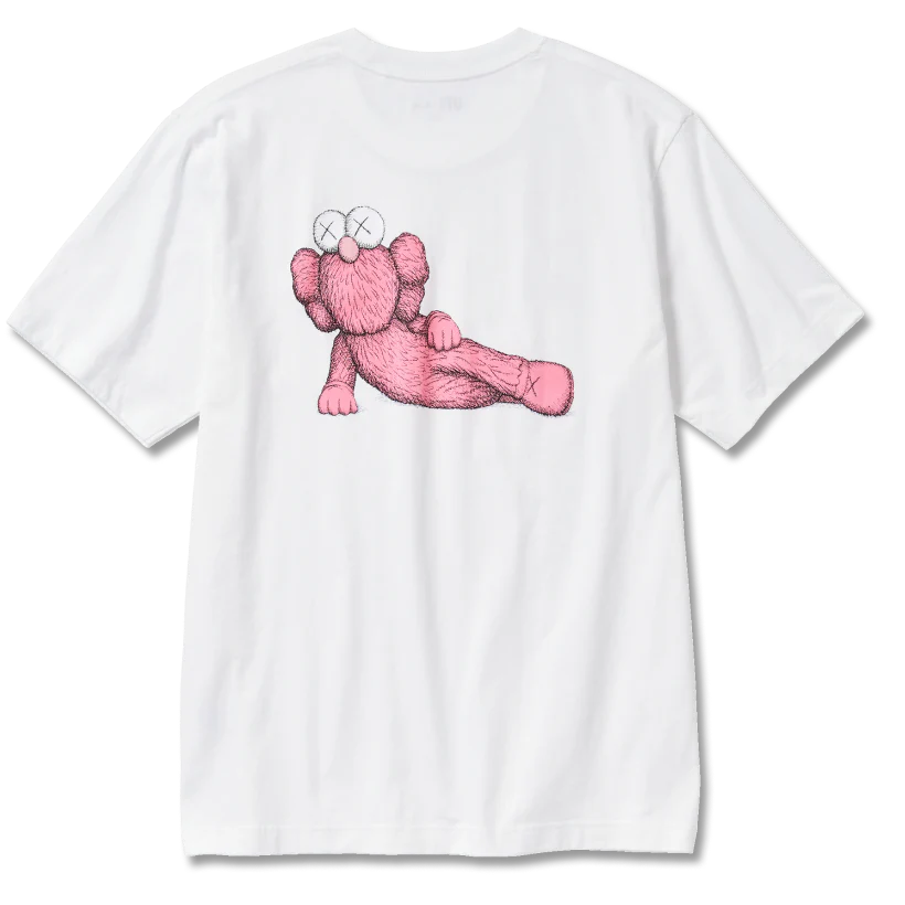 Playera Kaws x Uniqlo UT Graphic Pink (Talla Reducida)