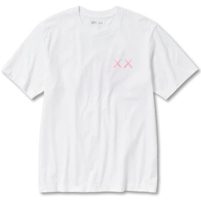 Playera Kaws x Uniqlo UT Graphic Pink (Talla Reducida)