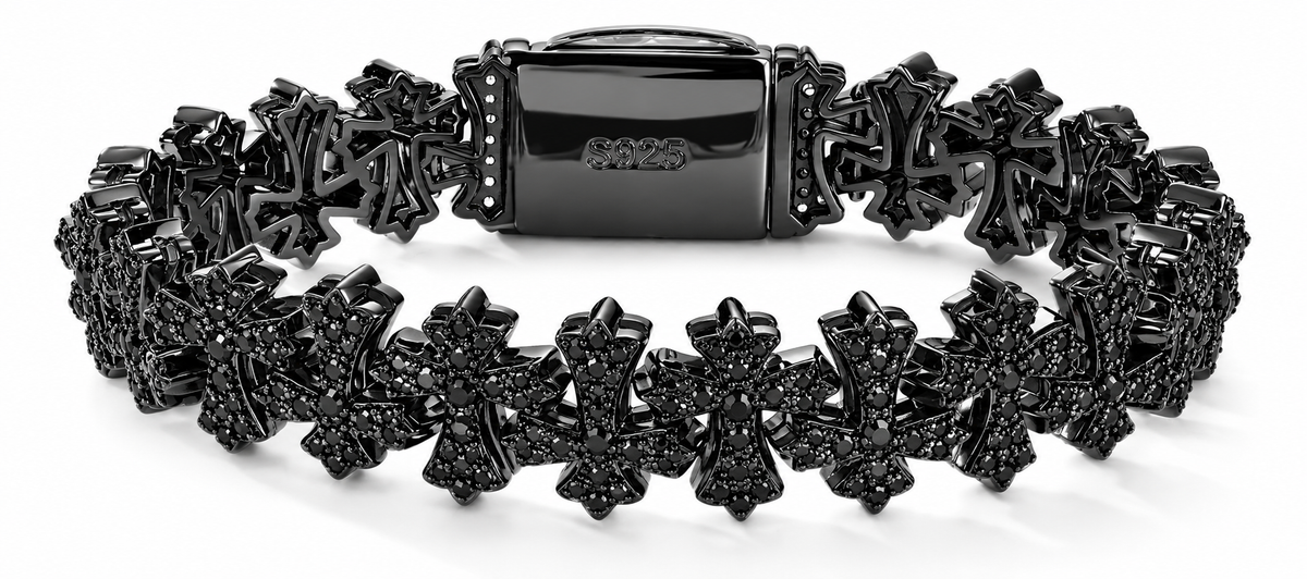 Pulso Chrome Moissanita Black