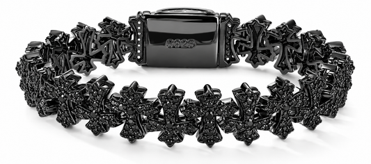Pulso Chrome Moissanita Black