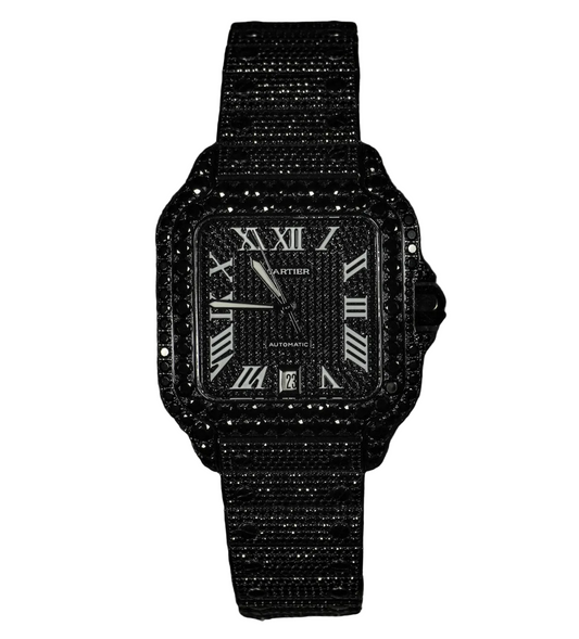 Reloj Cartier Santos Full Ice Diamonds