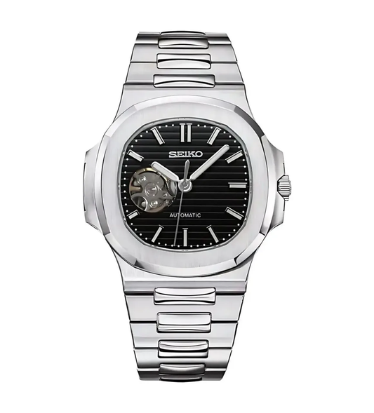 Seiko Patek Plateado OH