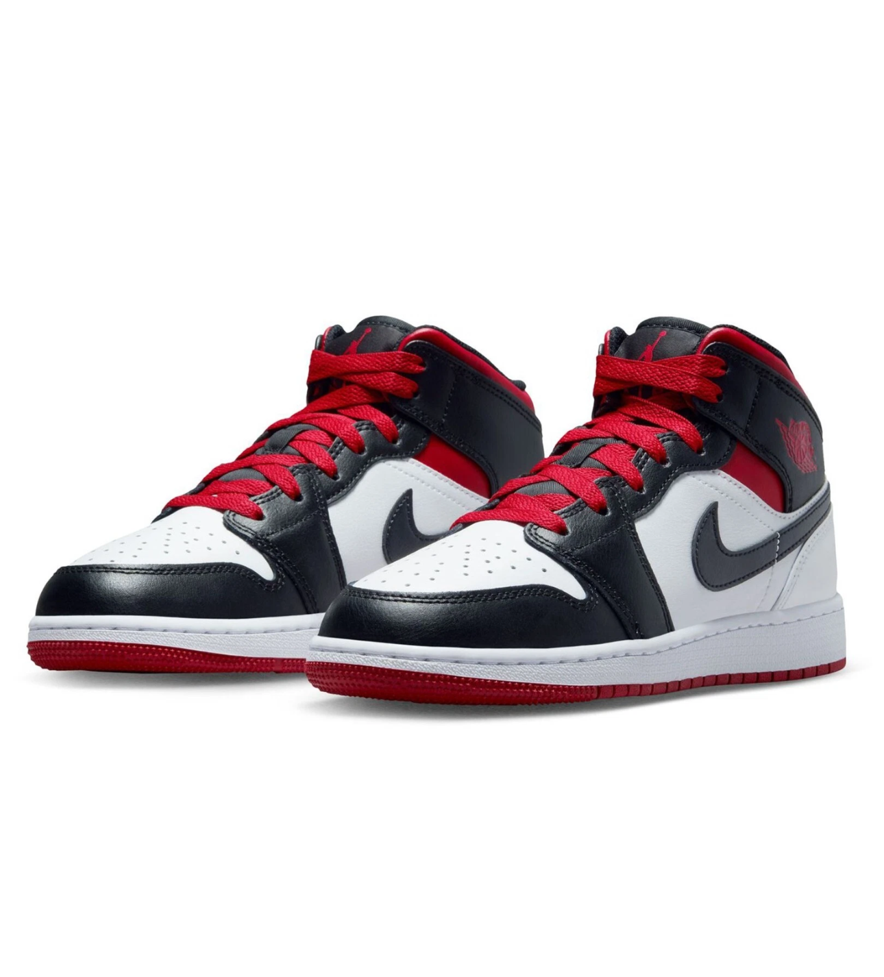 Jordan 1 Mid Gym Red Black KIDS