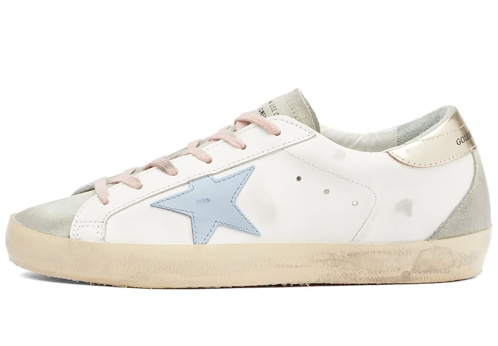 Golden Goose White Ice Powder Blue