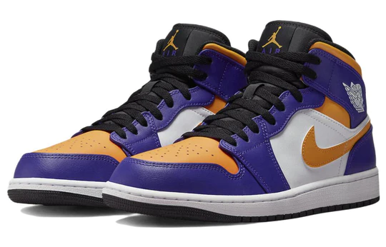 Jordan 1 Mid Lakers