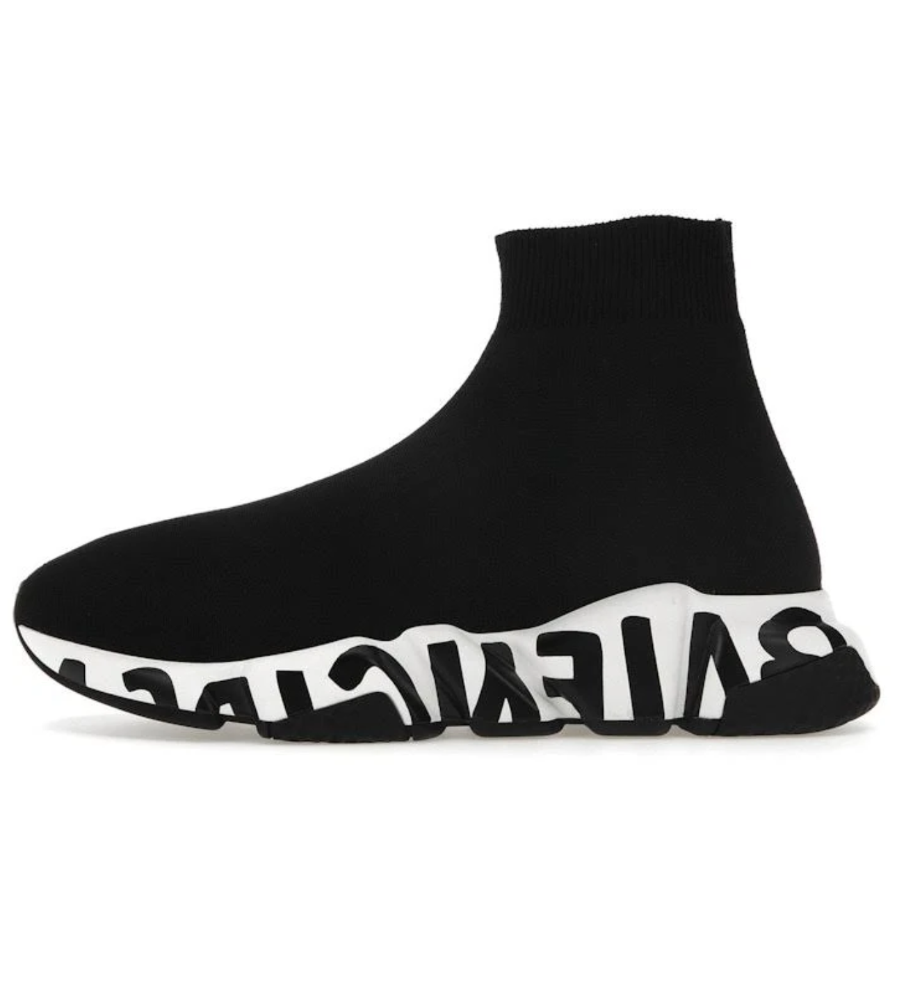 Balenciaga Speed Graffiti Black and White