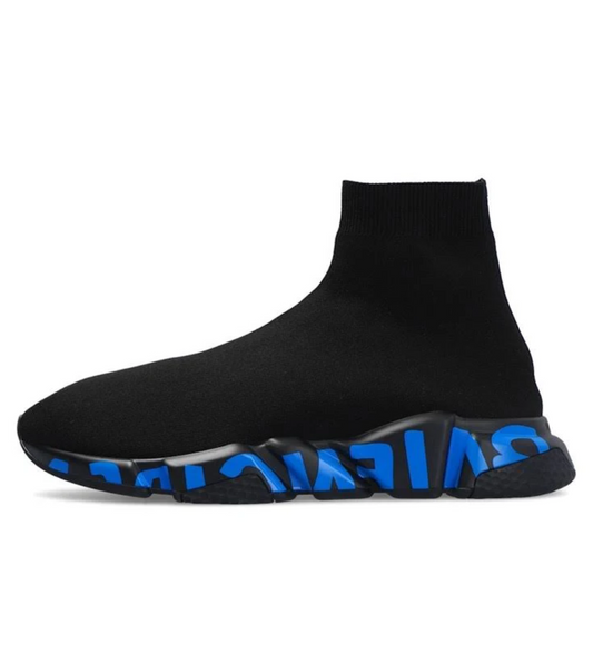 Balenciaga Speed Graffiti  Azul