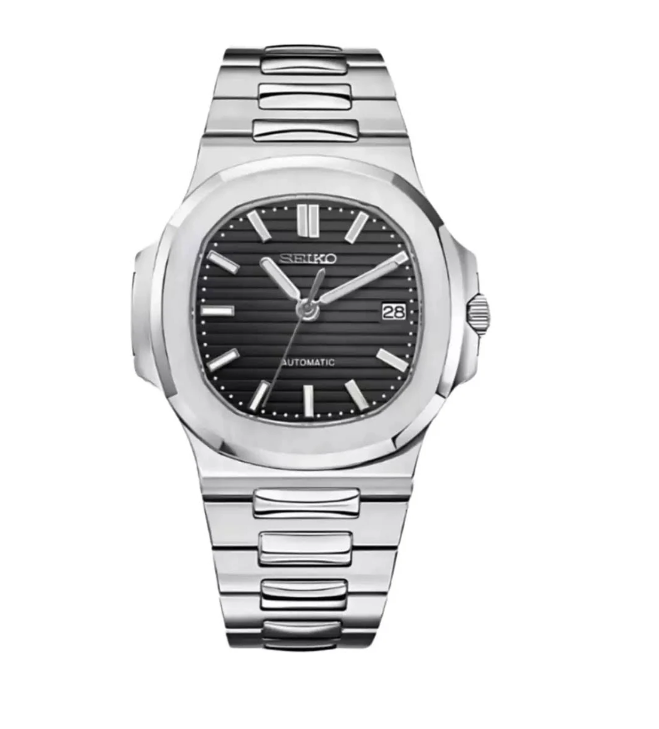 Reloj Seiko Patek Plateado