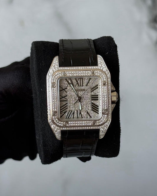 Reloj Cartier Santos 100 XL Ice