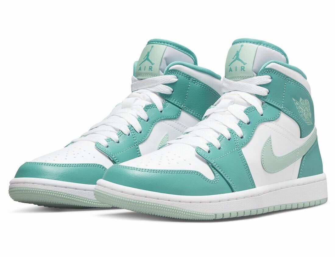 Jordan 1 Mid Menta Washed Teal