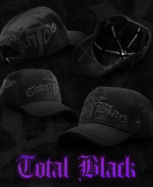 Gorra Rude x Tombochio Total Black