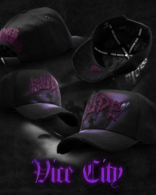 Gorra Rude x Tombochio Vice CIty